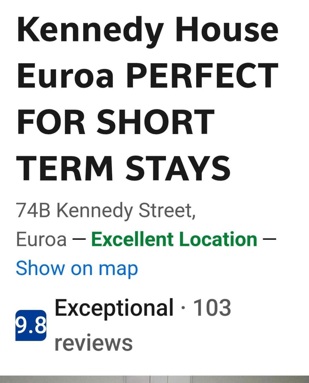 Kennedy House Euroa Perfect For Short Term Stays المظهر الخارجي الصورة